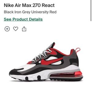 ❌SOLD❌ Nike air max 270 react